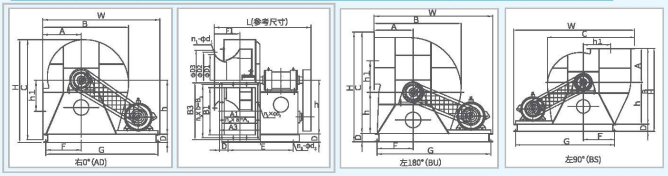 XFCL-SB系列排塵離心通風(fēng)機尺寸1.png XFCL-SB系列排塵離心通風(fēng)機尺寸1.png