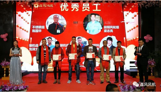 鑫風(fēng)風(fēng)機(jī)優(yōu)秀員工獎 鑫風(fēng)風(fēng)機(jī)優(yōu)秀員工獎