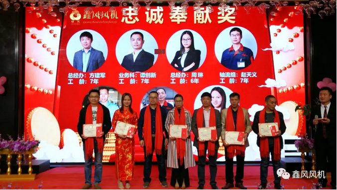 鑫風(fēng)風(fēng)機(jī)忠誠奉獻(xiàn)獎 鑫風(fēng)風(fēng)機(jī)忠誠奉獻(xiàn)獎